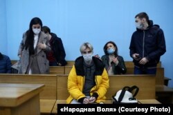 Мацьвей Будніцкі ў судзе, 28 красавіка 2021