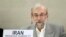 محمد جواد لاريجانی نماينده ايران در جلسه ادواری بررسی حقوق بشر شورای حقوق بشر سازمان ملل در ژنو