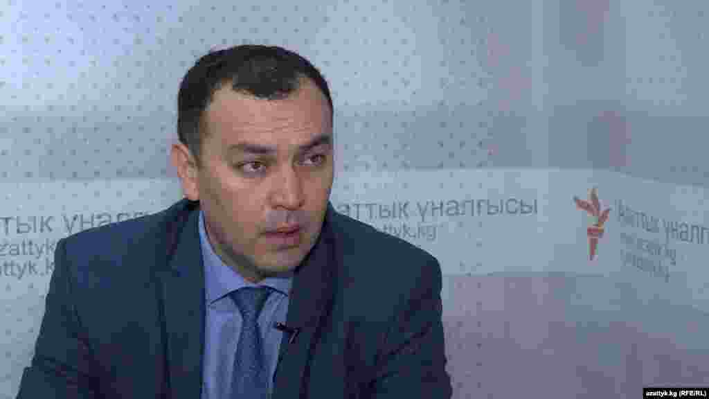 &quot;Азаттыктын&quot; студиясында.&nbsp;