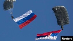 Российско-сербские военные маневры