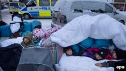 Сырыйскія дзеці ў Саткгольме, студзень 2016 году