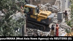 Разбурэньні ў Тэгеране, 14 чэрвеня 2025 году.