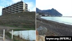 Колишня база відпочинку «Солнечный берег» у селищі Курортне