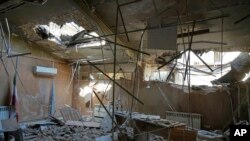 ساختمان دادستانی زندان اوین پس از حملهٔ اسرائیل