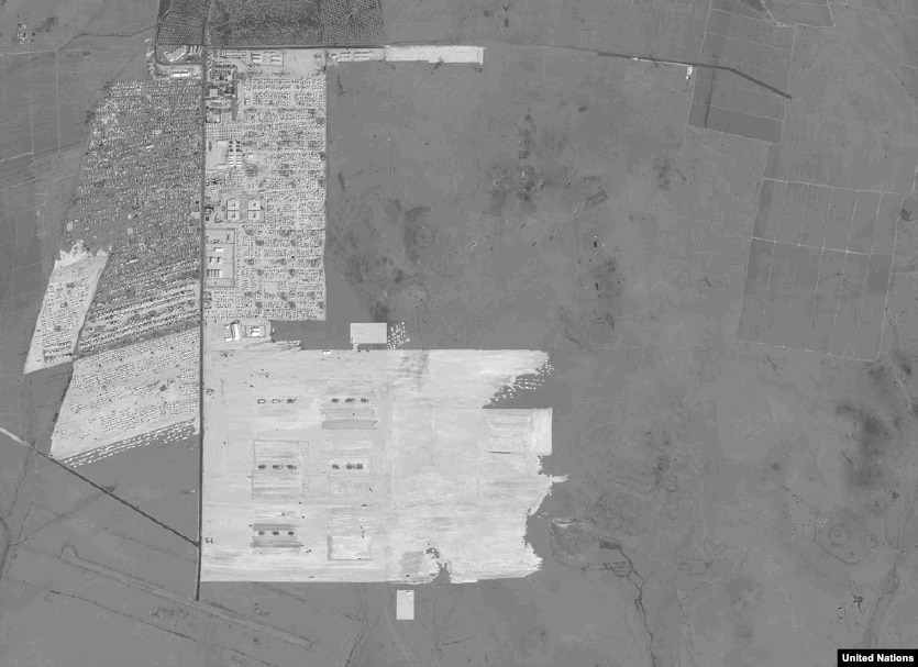 7. Zafari bosgunlar lageri, Iordaniýa 2012-2013 2011-nji ýylyň martynda başlanan konflikt sebäpli 270,000 töweregi adam öldi, millionlarça siriýaly hem öýlerini terk etmäge mejbur boldy. Ýurdy terk edenleriň aglabasy Iordaniýanyň Zaatari bosgunlar lagerinde ýerleşdirildi. Lagerde 80,000 töweregi bosgun bolup, ol dünýädäki iň uly ikinji bosgunlar lageridir.