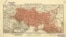 Мапа українських земель, надрукована у Відні приблизно у 1900 році