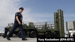 تصویری از سامانه ضدموشکی اس ۴۰۰