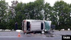 На месте ДТП на трассе М-5 "Урал"