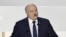 Alyaksandr Lukashenka addresses the "All-Belarusian People's Assembly" in Minsk on February 11. 