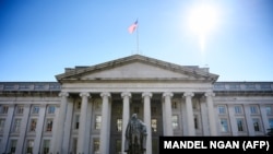 نمایی از وزارت خزانه‌داری ایالات متحده در واشینگتن