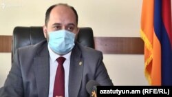 ԿԳՄՍ նախարար Արայիկ Հարությունյանը զրուցում է «Ազատության» հետ, 18 օգոստոսի, 2020թ.