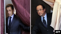 Ніколя Саркозі та Франсуа Олланд