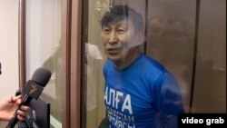 Марат Жыланбаев сот залында.