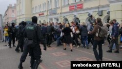 Брутальныя затрыманьні ў Гомлі, 27 верасьня