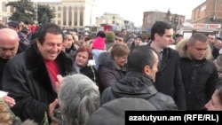 Armenia -- Businessman Gagik Tsarukian visits Gyumri, 11Dec2016