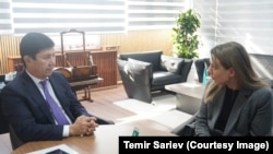 Темир Сариев ва Анна Абакумова.