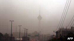 آلودگی و غبار در هوای تهران