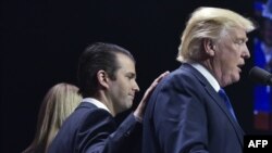 Дональд Трамп та Дональд Трамп-молодший (ліворуч). Архівне фото