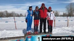 Армянские спортсмены во время подготовки к Зимним Олимпийским играм (архив) 