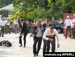 Спаборніцтва ў ахове асобы, на якую нападаюць падчас масавага мерапрыемства