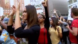 حمایت هزاران نفر در نیویورک از اعتراضات در ایالت میسوری