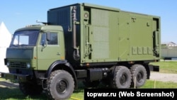 Комплекс РЛК-МЦ «Валдай» у похідному положенні, скріншот із сайту topwar.ru