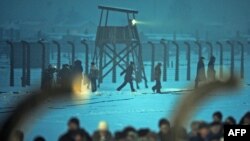 نمایی از آشوویتس- بیرکنائو در لهستان که شاهد کشتار عظیم یهودیان در زمان جنگ جهانی دوم بود.