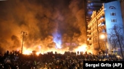 Революція гідності. Сутички у середмісті Києва, 25 січня 2014 року