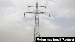   Опора электропередач в Кабуле, Афганистан, 8 августа 2017 г.