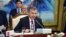 Uzbek President Shavkat Mirziyoev takes part in the summit of the Turkic-speaking countries in the resort city of Cholpon-Ata on September 3.