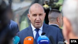 Президентът Румен Радев посети авиобаза "Крумово", 11 юли 2025 г.