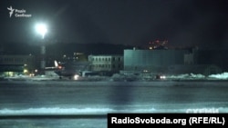 Літак «Фалькон 900», на якому прилетів Віктор Медведчук