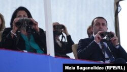 Саломе Зурабишвили и Ираклий Гарибашвили