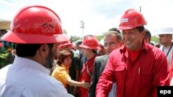 دیدار محمود احمدی نژاد با هوگو چاوز در کاراکاس