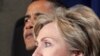 U.S. -- Hillary Clinton (R) and Barack Obama in Washington, DC, 01Feb2007