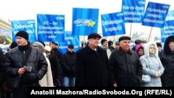 Харків – демонстрація прихильників президента Януковича 