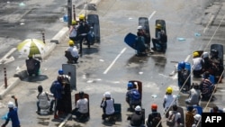 Аскердик хунтага каршы акция. Бирма, 1-март 2021-жыл