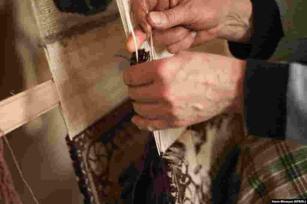 Armenia -- A carpet workshop in Armenia, Getik village, Gegharkuniq region, 28Mar2013
