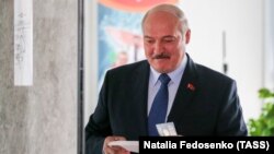 За даними екзит-полів, на виборах переміг чинний президент Олександр Лукашенко, який очолює країну з 1994 року. 65-річний політик здобув 79,7% голосів