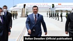 Садыр Жапаров в Туркменистане, 27 июня 2021 г.