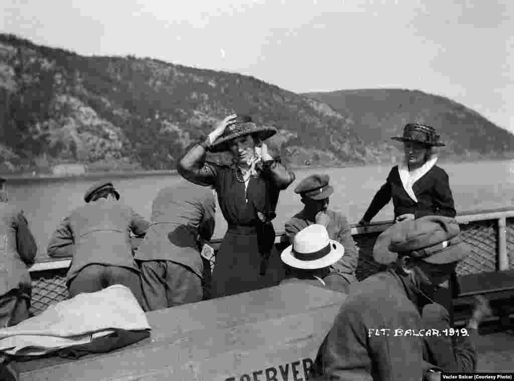 На палубе парохода "Гранд Репаблик"