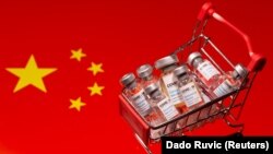 Кітайская вакцына супраць каранавірусу, каляж