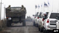 Українські військові в районі населеного пункту Богданівка в Донецькій області, 9 листопада 2019 року