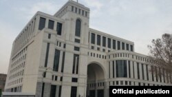 Armenia - The Armenian Foreign Ministry building in Yerevan.
