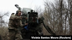 Артилеристи НГУ України тримають лінію оборони під Покровськом. Фото від 6 квітня 2025 року
