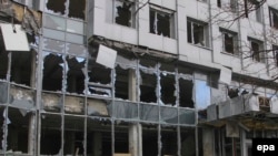 Донецктеги көп кабаттуу имараттардын бири, 13-ноябрь, 2014-жыл