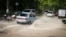 UKRAINE - downpour in Simferopol, 19Jul2018