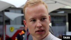 Russian racing driver Nikita Mazepin (file photo)