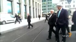 پیاده‌روی وزیران خارجه ایران و آمریکا در مرکز شهر ژنو