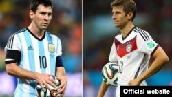 Аргентиналык Лионел Месси жана германиялык Томас Мюллер.